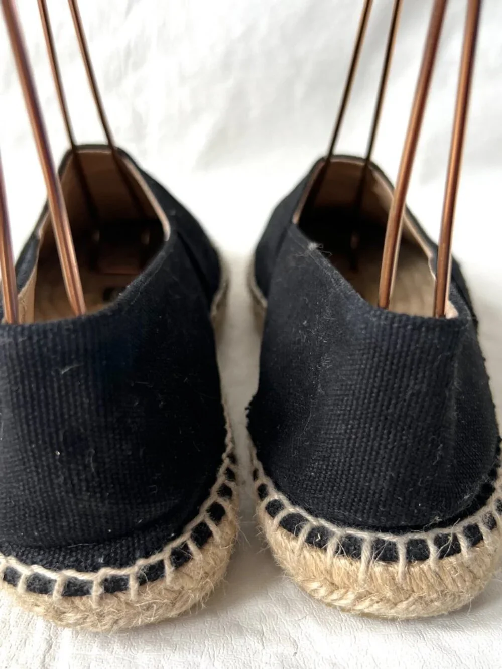 Kenzo Espadrilles Classic Tiger 37 black canvas embroidered slip on shoes flat